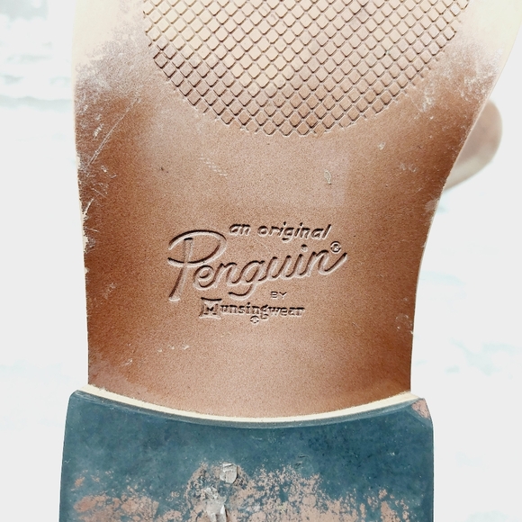 Original Penguin Men's Brogue Gray Wingtip Chukka Engineer Boots A579 - Picture 9 of 12